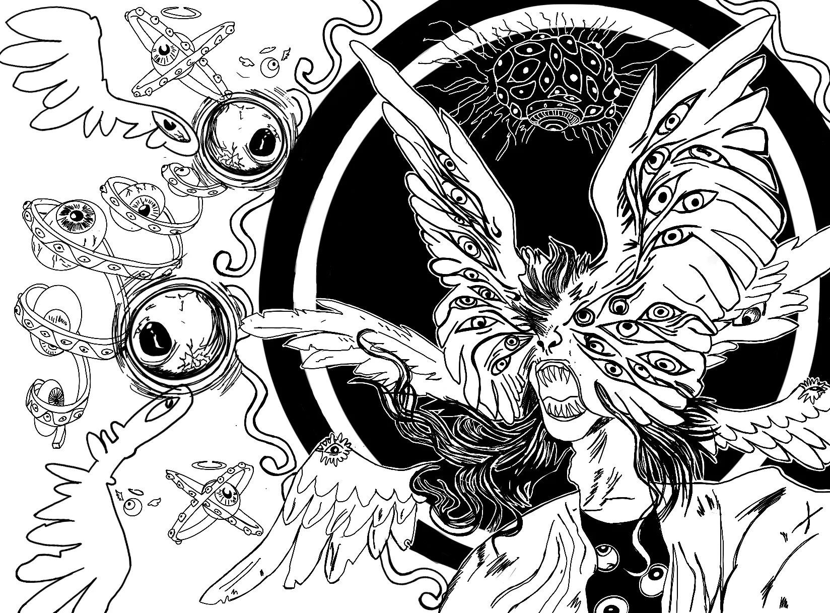 Sketchwork — illustration by Haku